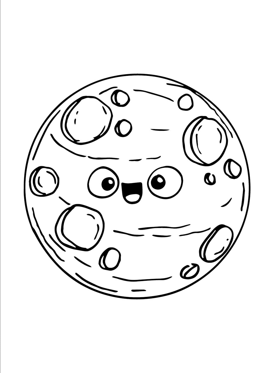 Planeta Marte para Colorir