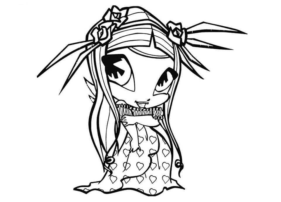 Desenho De Amore De Pop Pixie Para Colorir