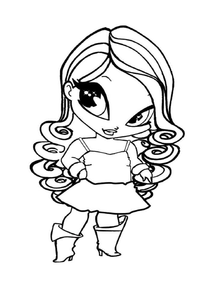 Desenho De Cherie Pop Pixie Para Colorir