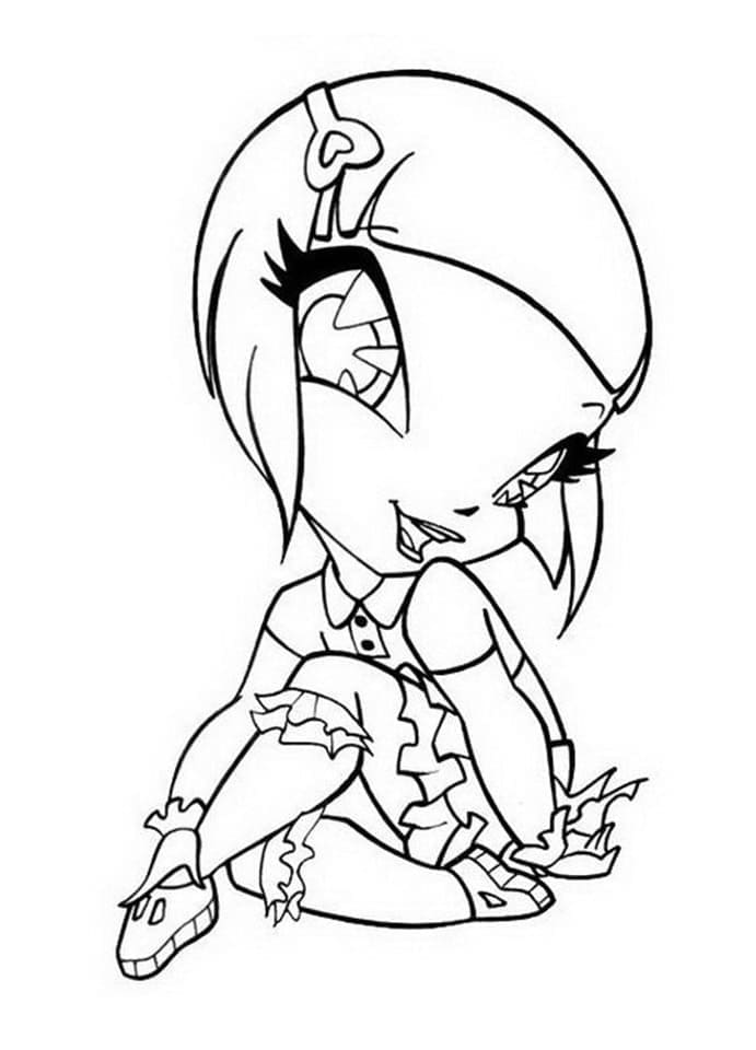 Desenho De Lockette De Pop Pixie Para Colorir