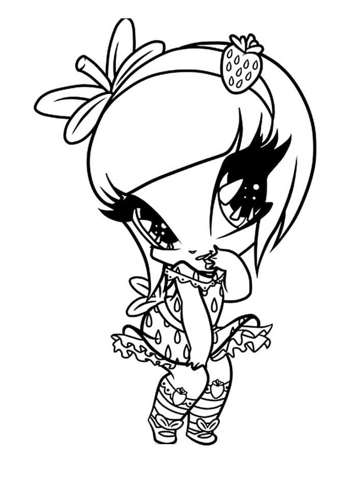 Desenho De Lockette Pop Pixie Para Colorir