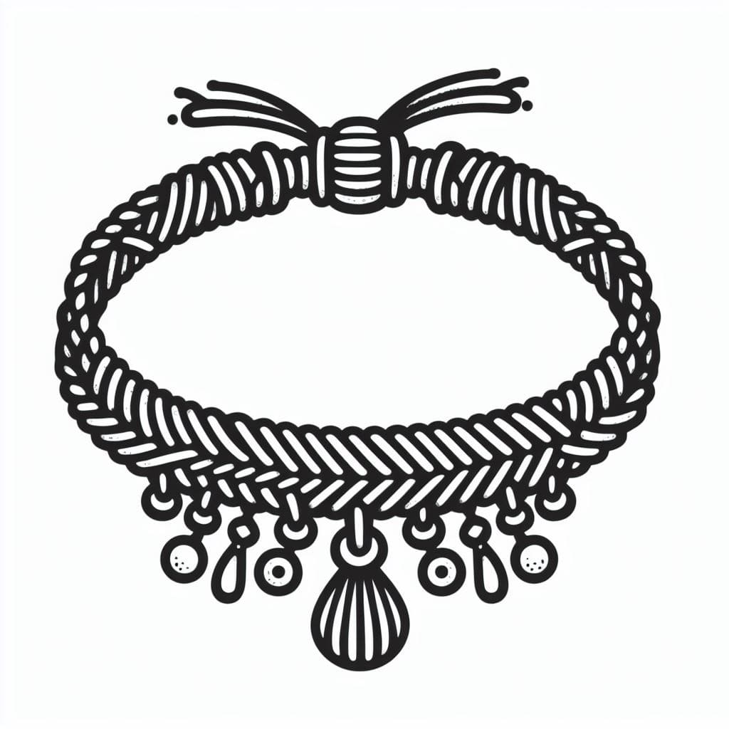 Desenho De Pulseira incrível Para Colorir
