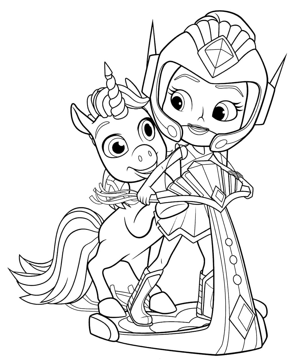Rainbow Rangers para Colorir