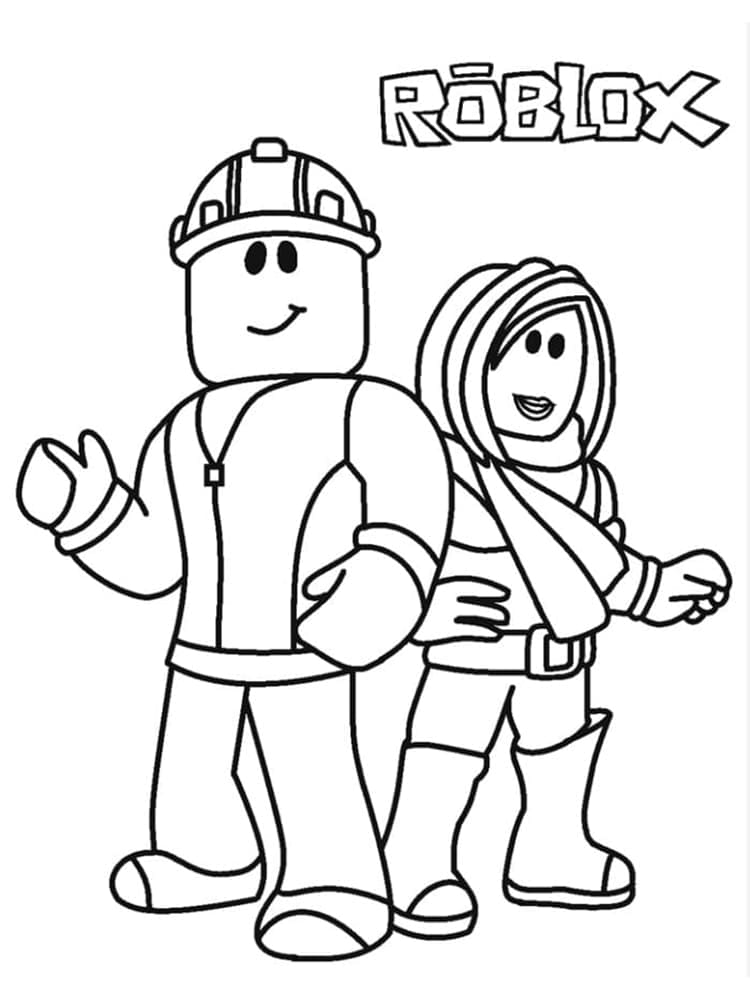 Desenho De Jogo Roblox Imprimivel Para crianças Para Colorir