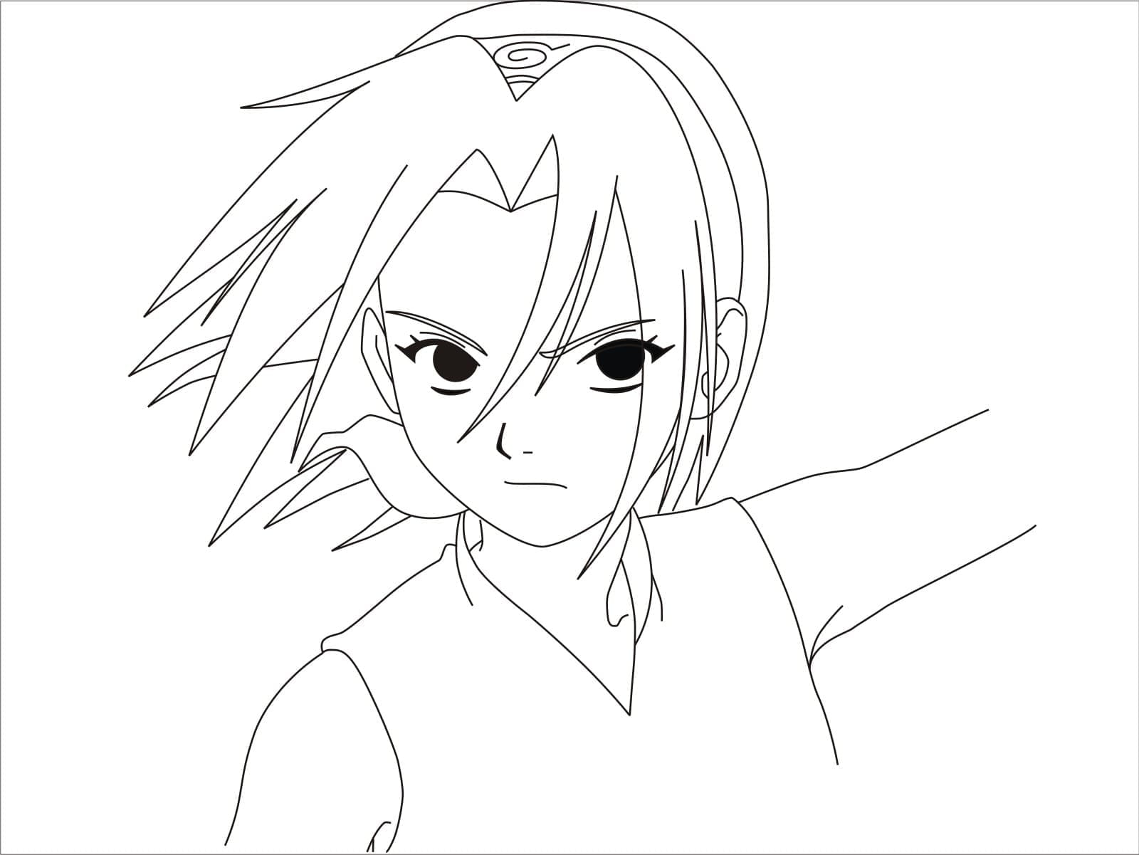 Sakura Haruno para Colorir