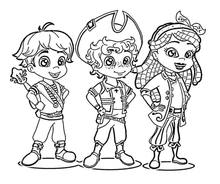 Desenho De Santiago Dos marés grátis Para crianças Para Colorir