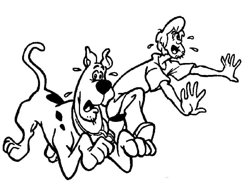 Scooby-doo para Colorir