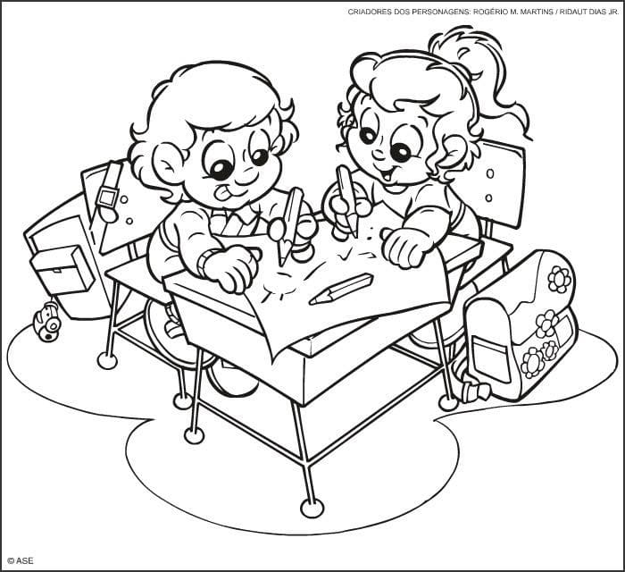 Desenho De Pintura De Senninha Para Colorir