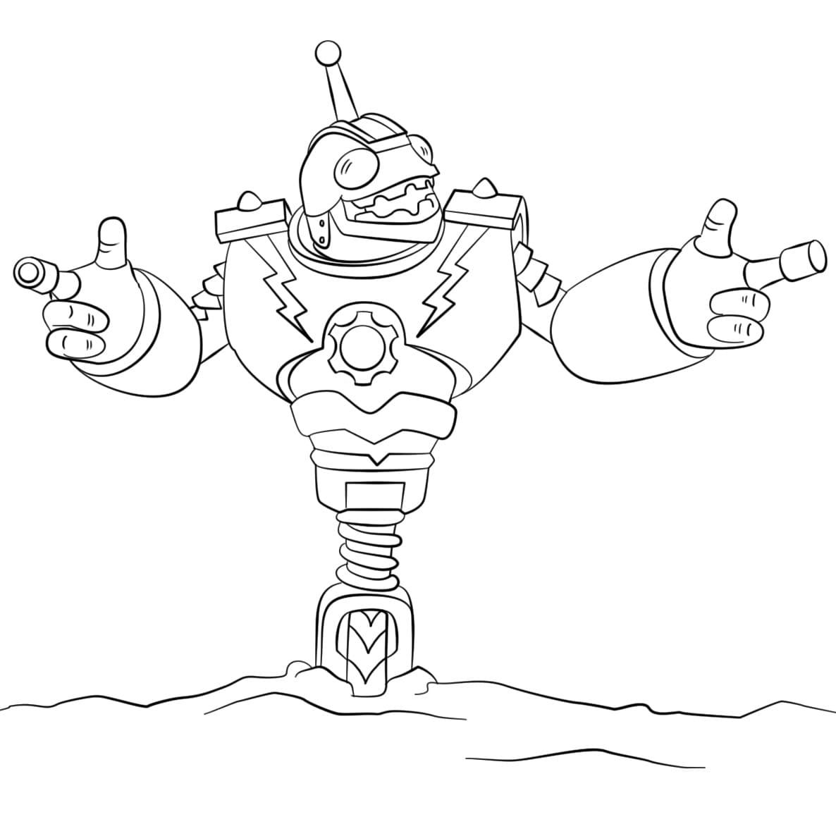 Desenho Bouncer Skylanders Imprimir e Colorir