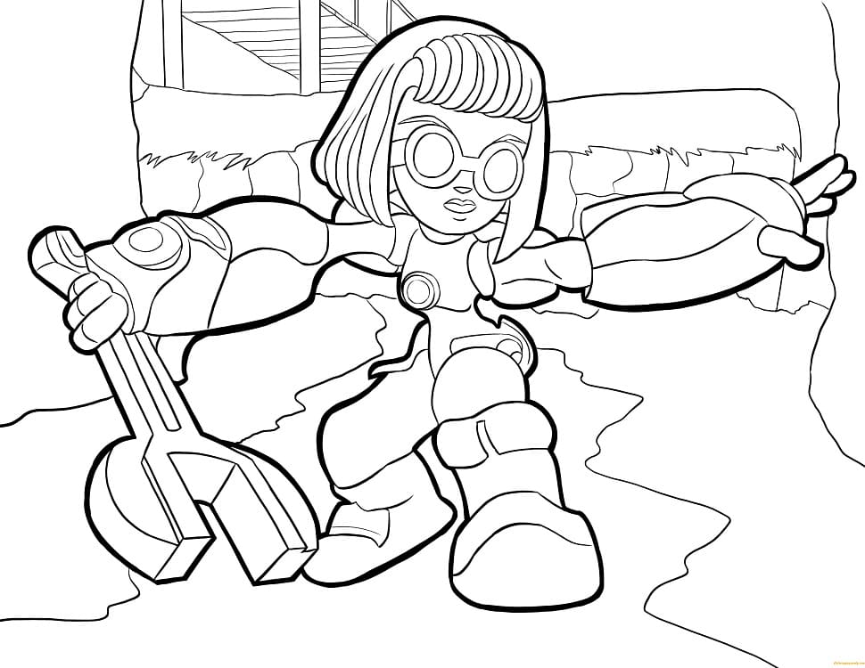 Desenho Sprocket Skylanders Imprimir e Colorir