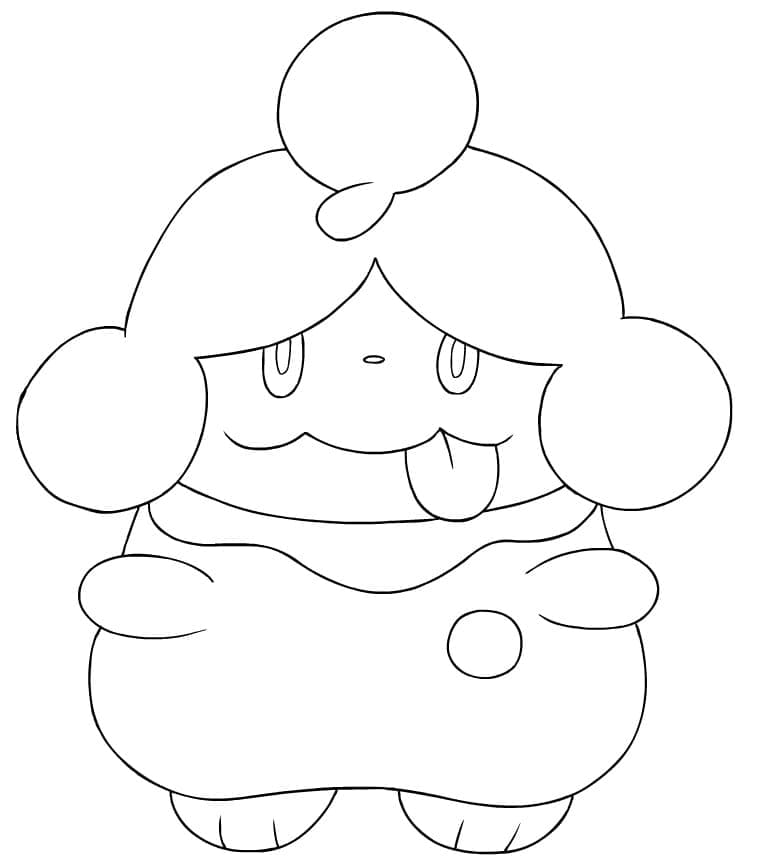 Slurpuff Pokémon para Colorir