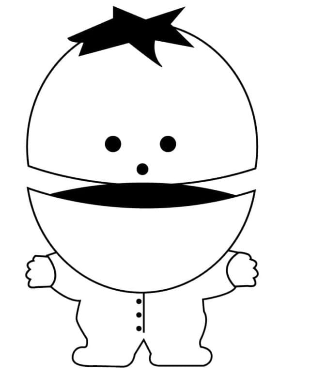 Desenho Ike Broflovski De South Park Para Colorir
