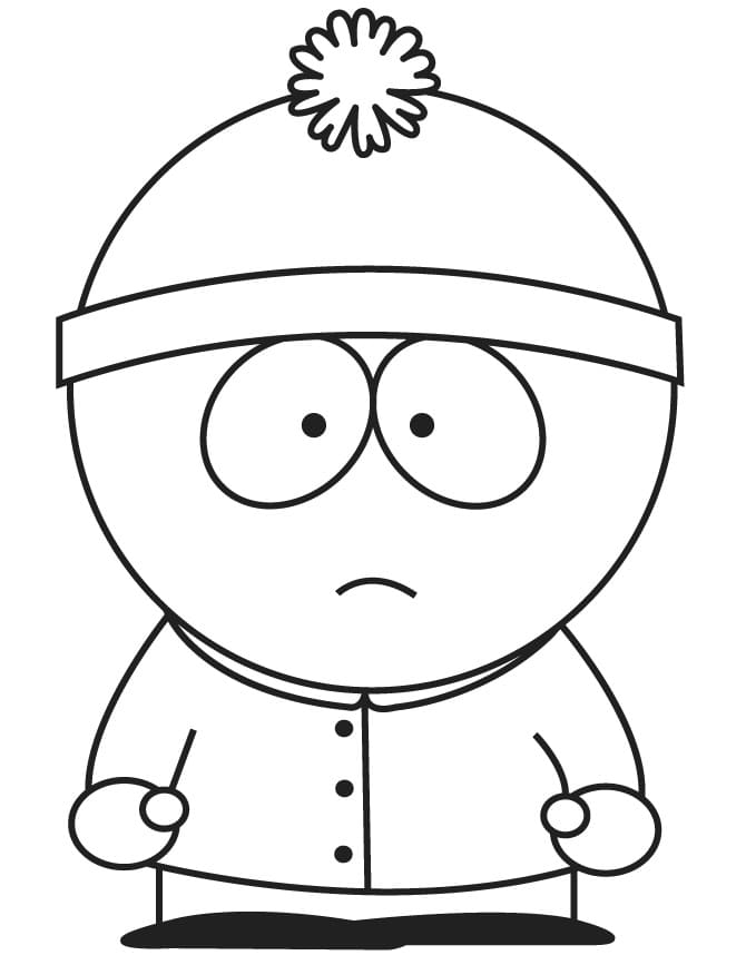 Desenho Stan De South Park Para Colorir