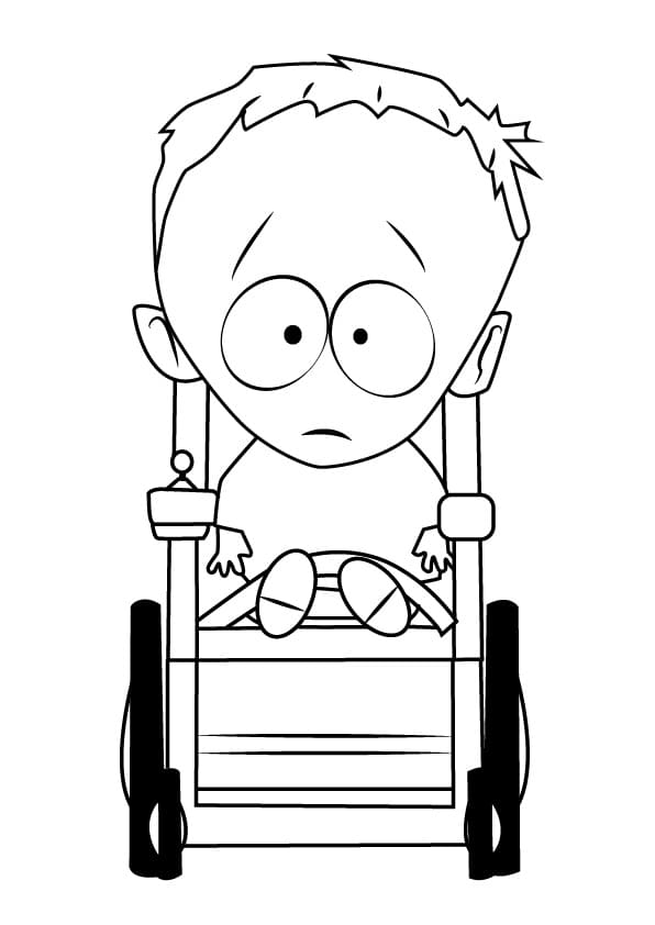 Desenho Timmy De South Park Para Colorir