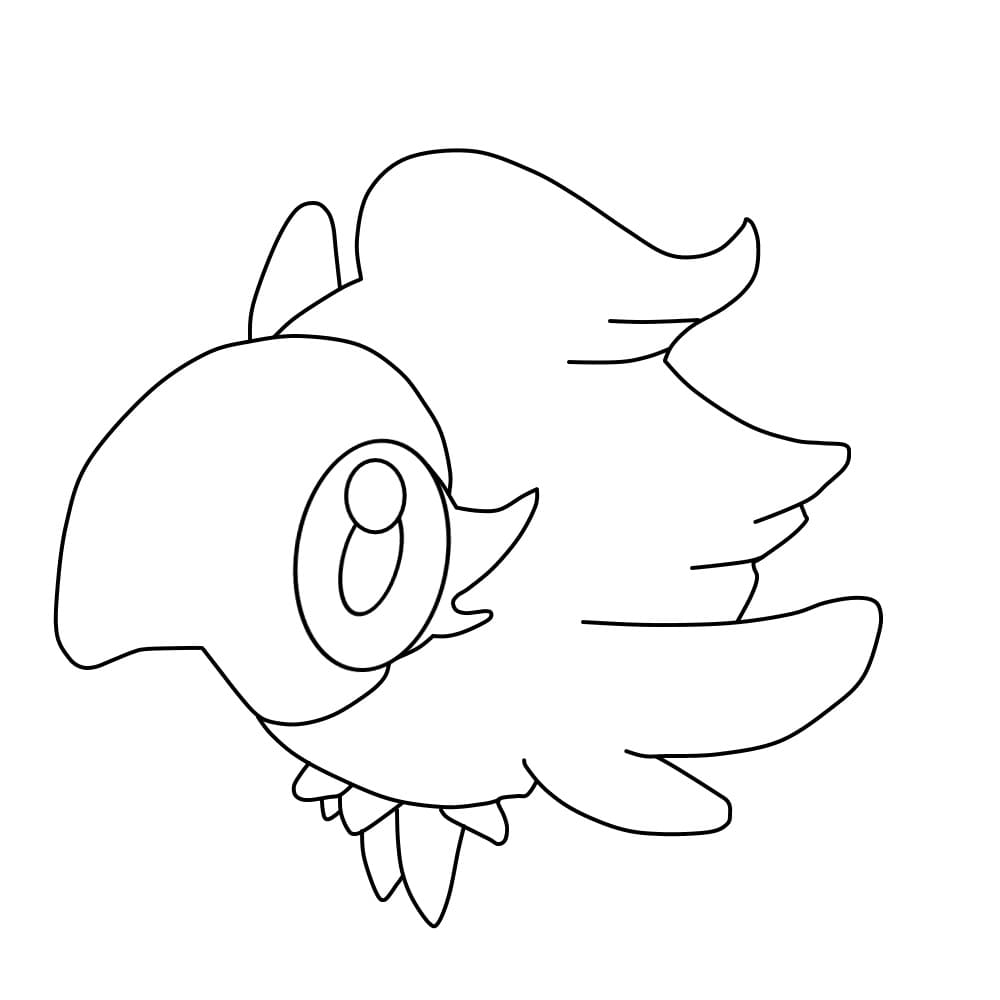 Desenho De Pokemon Spritzee Para Colorir