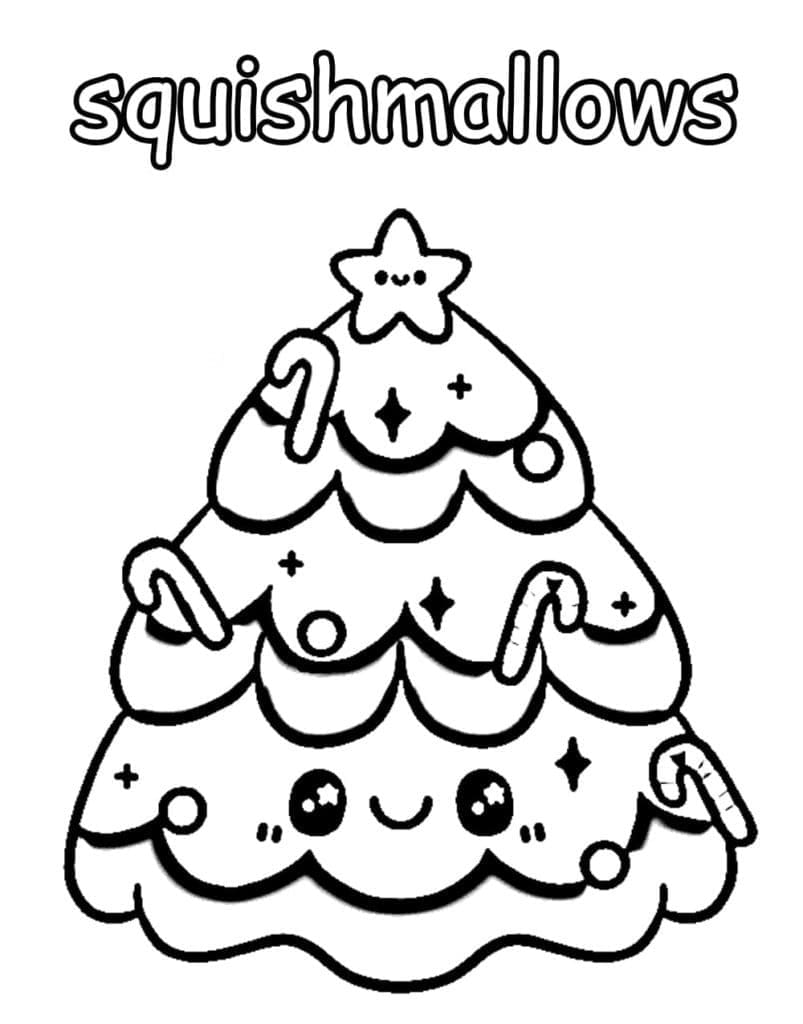 Desenho De Carol Squishmallow Para Colorir