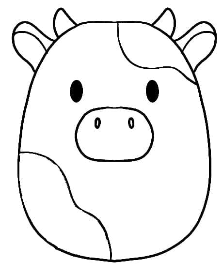 Desenho De Connor Squishmallow Para Colorir