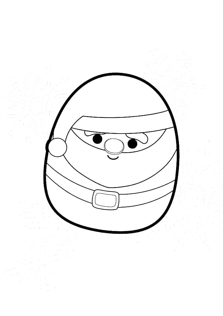 Desenho De Nick De Squishmallow Para Colorir
