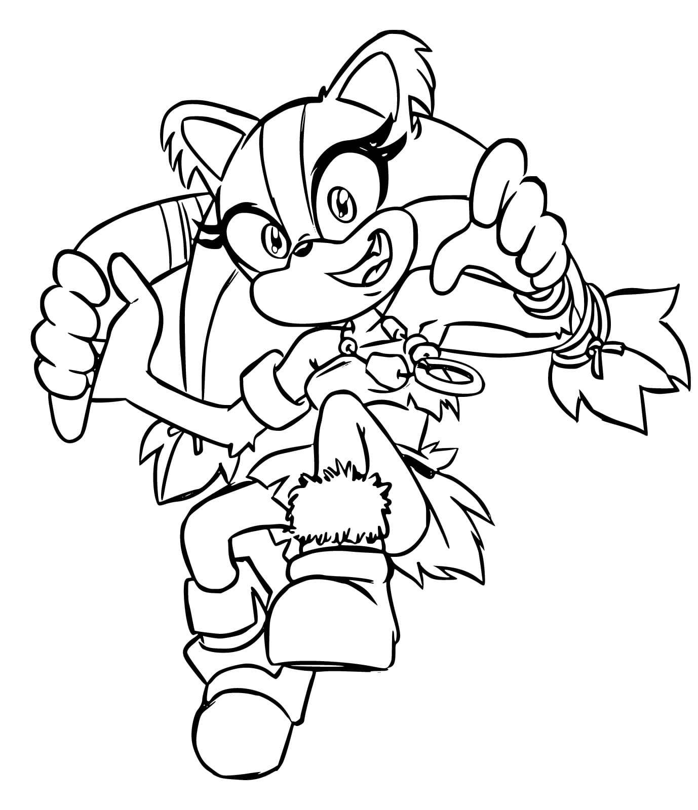 Desenho De Foto De Sticks The Badger Para Colorir