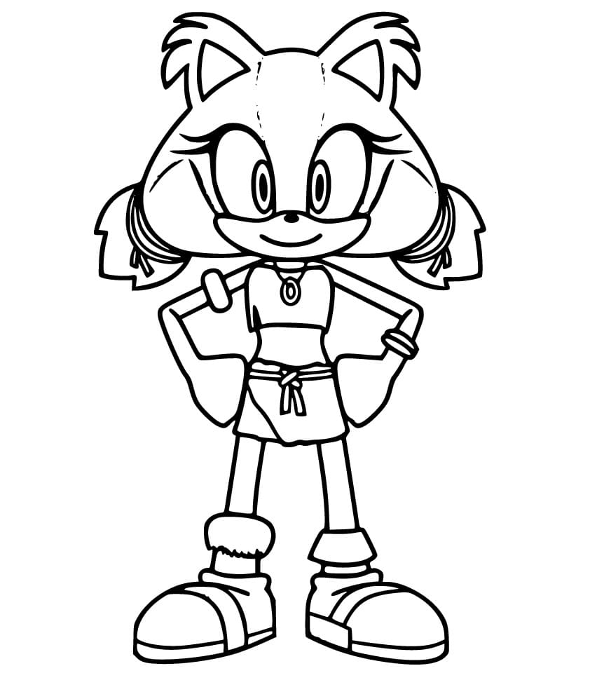 Desenho De Linda Sticks The Badger Para Colorir