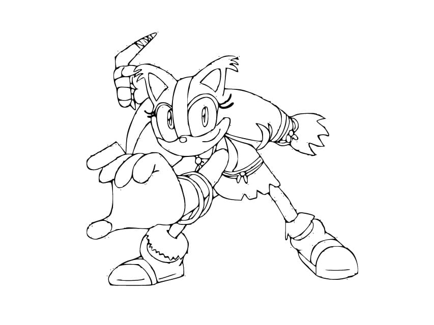 Desenho De Sticks The Badger 1 Para Colorir