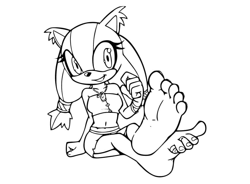 Desenho De Sticks The Badger adorável Para Colorir