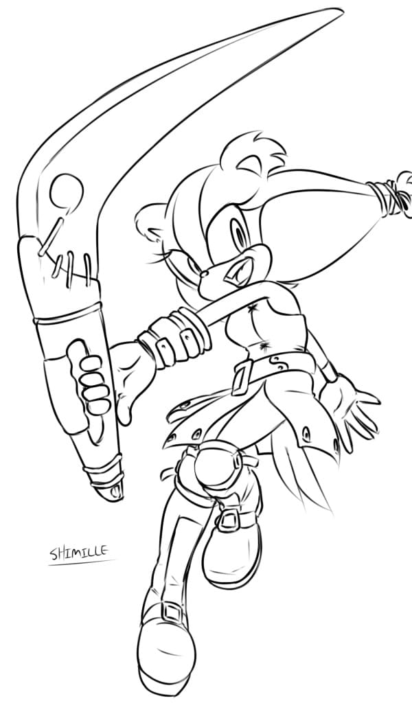 Desenho De Sticks The Badger Imprimivel grátis Para Colorir