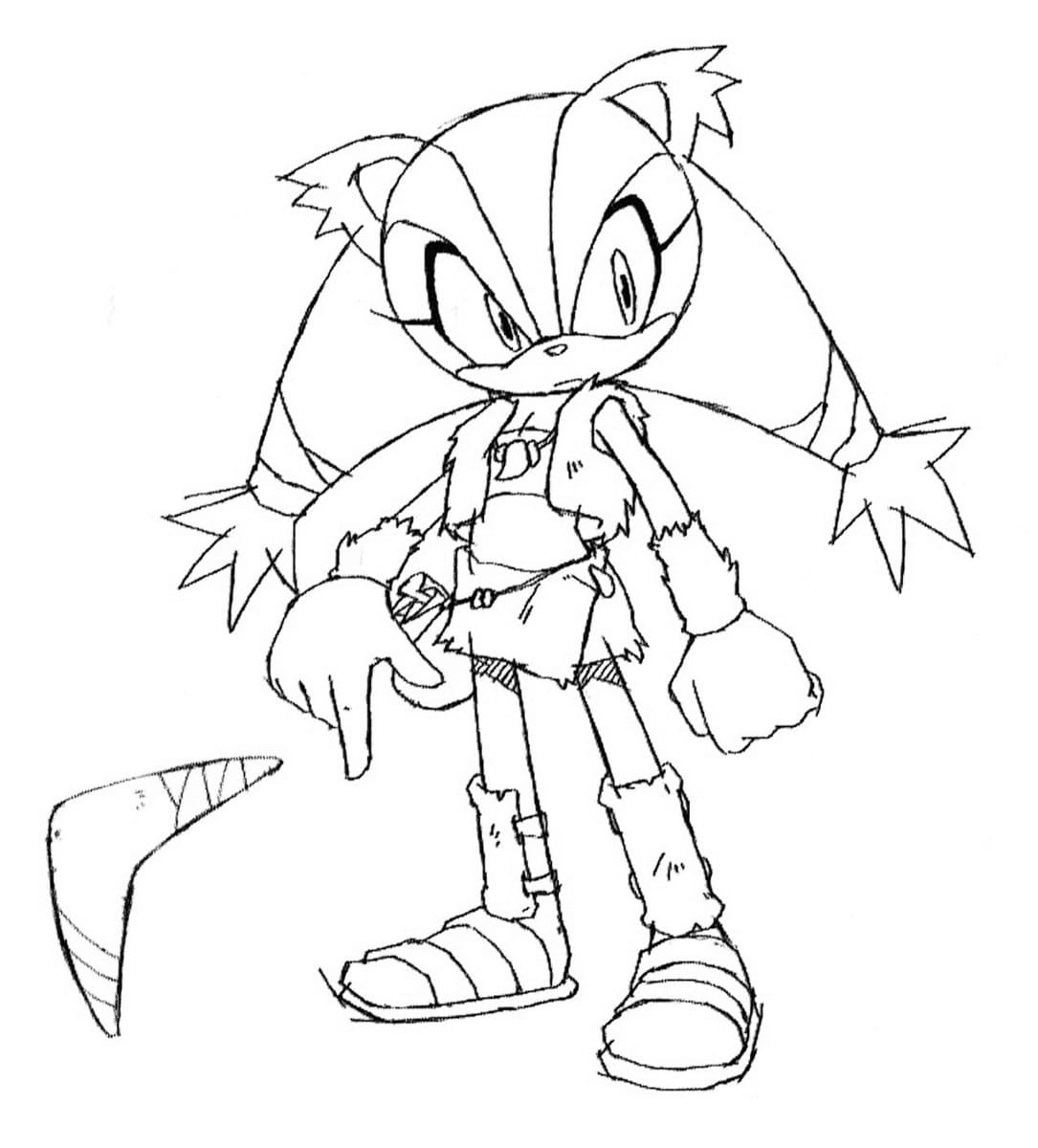 Desenho De Sticks The Badger Imprimivel Para Colorir