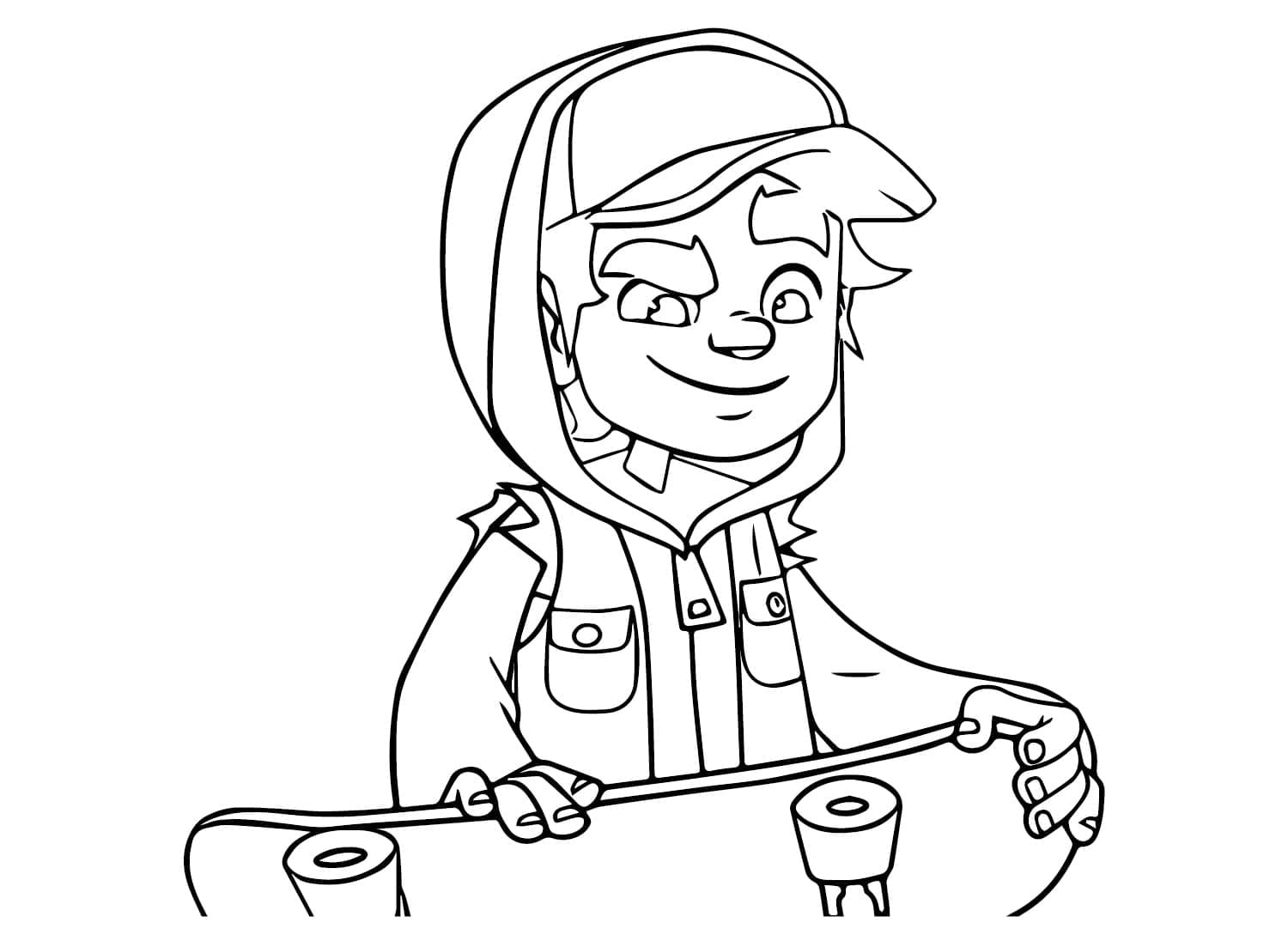 Subway Surfers para Colorir