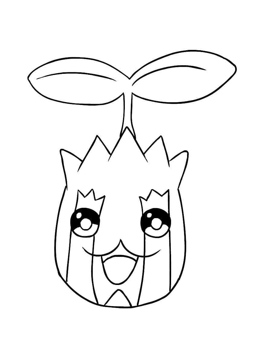 Desenho De Sunkern grátis Para Colorir
