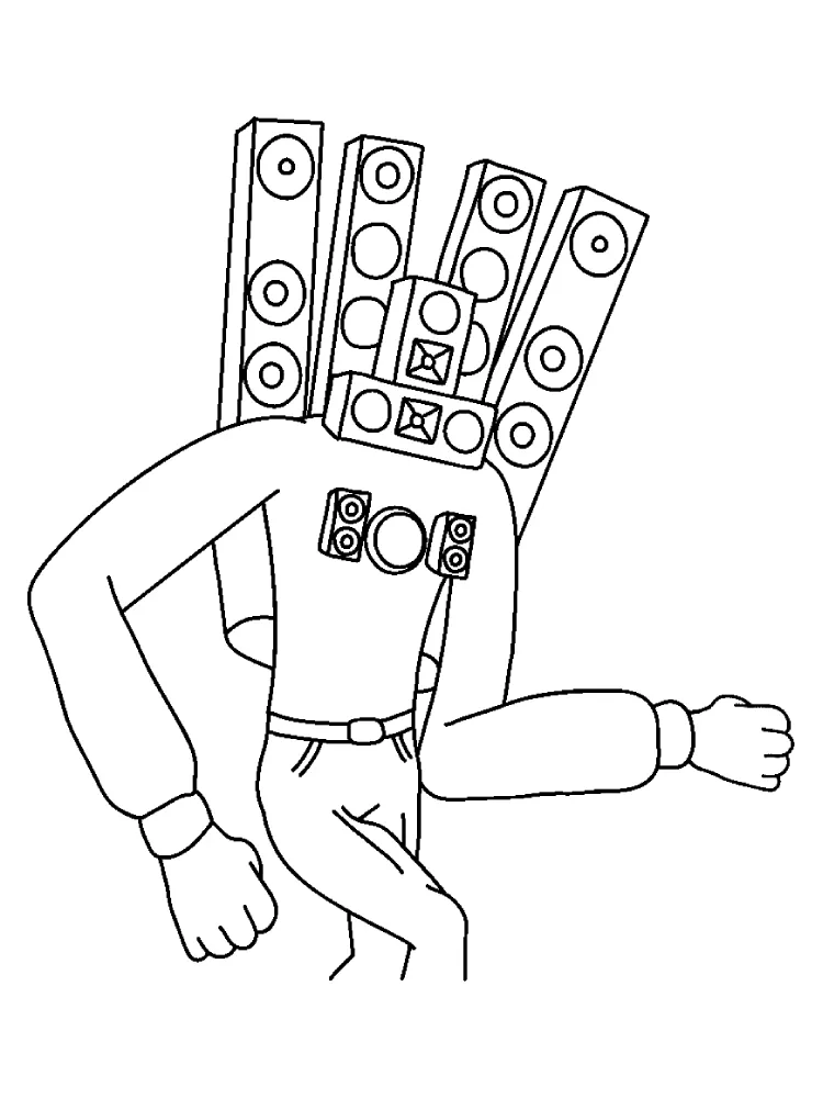 Desenhos Titan Speakerman Imprimir