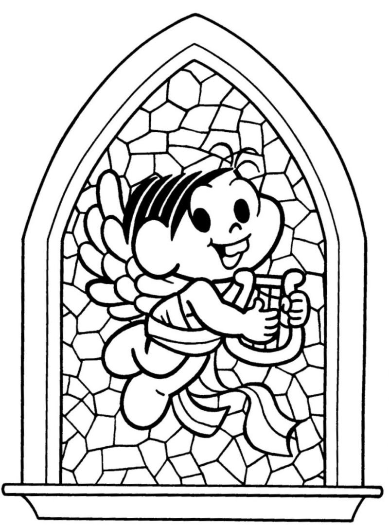 Desenhos De Monica Fofa Para Colorir
