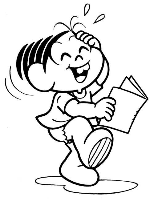 Desenhos De Monica Rindo Para Colorir