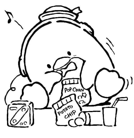 Desenho De grátis Tuxedo Sam Para crianças Para Colorir