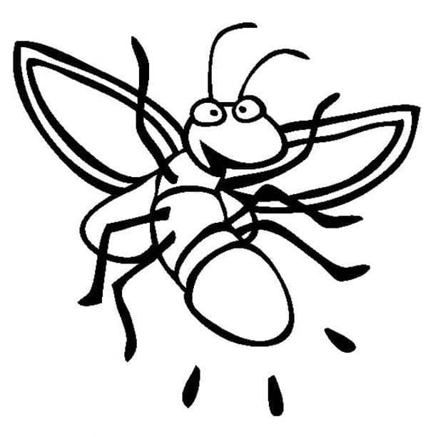Desenho De Vagalume engraçado Para Colorir