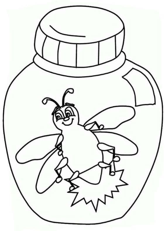Vagalume para Colorir