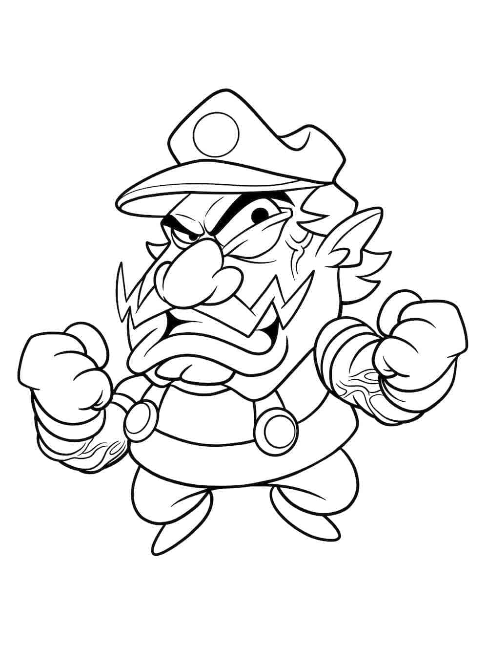 Wario para Colorir