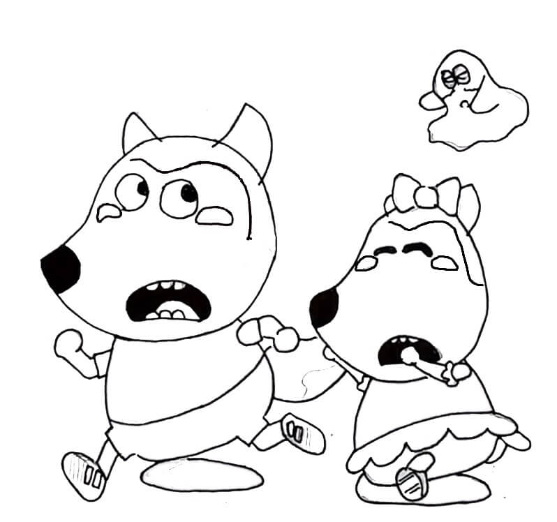 Wolfoo para Colorir