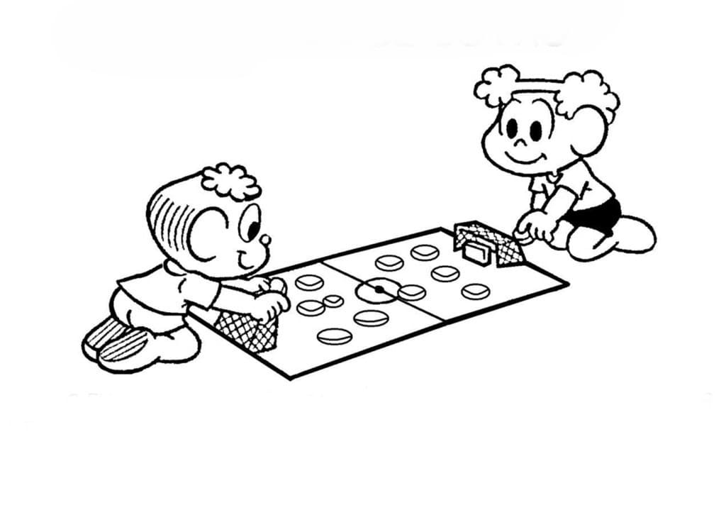 Xaveco Turma da Mônica para Colorir