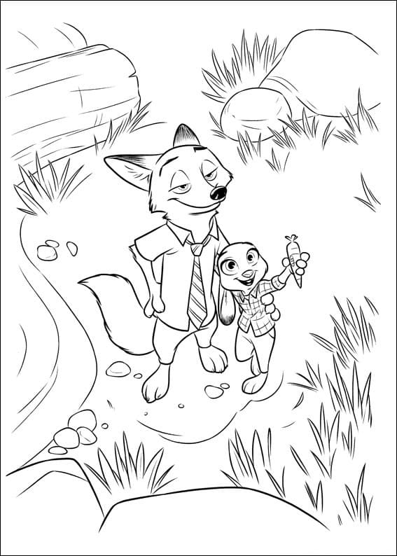 Zootopia para Colorir